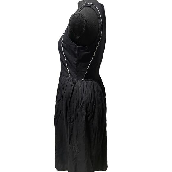 Ann Taylor Petite Scalloped Linen-Blend Midi Dress – NWT - Picture 3 of 10